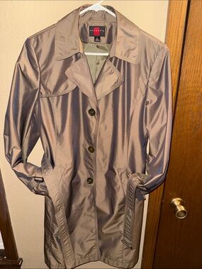 Gallery Beige bronze Trench Coat - Women's Lightweight Jacket